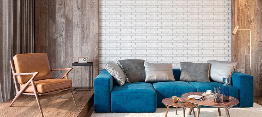 Faux Brick wall paint design