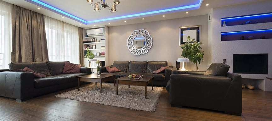 PVC Ceiling with LED Lighting